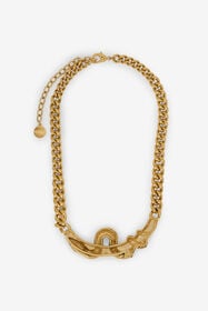 RC Serpentine Gold Necklace OLD GOLD WKG013-AM001