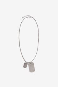 RC Collana Con Catenina E Doppio Ciondolo Argento VRG005-AM007