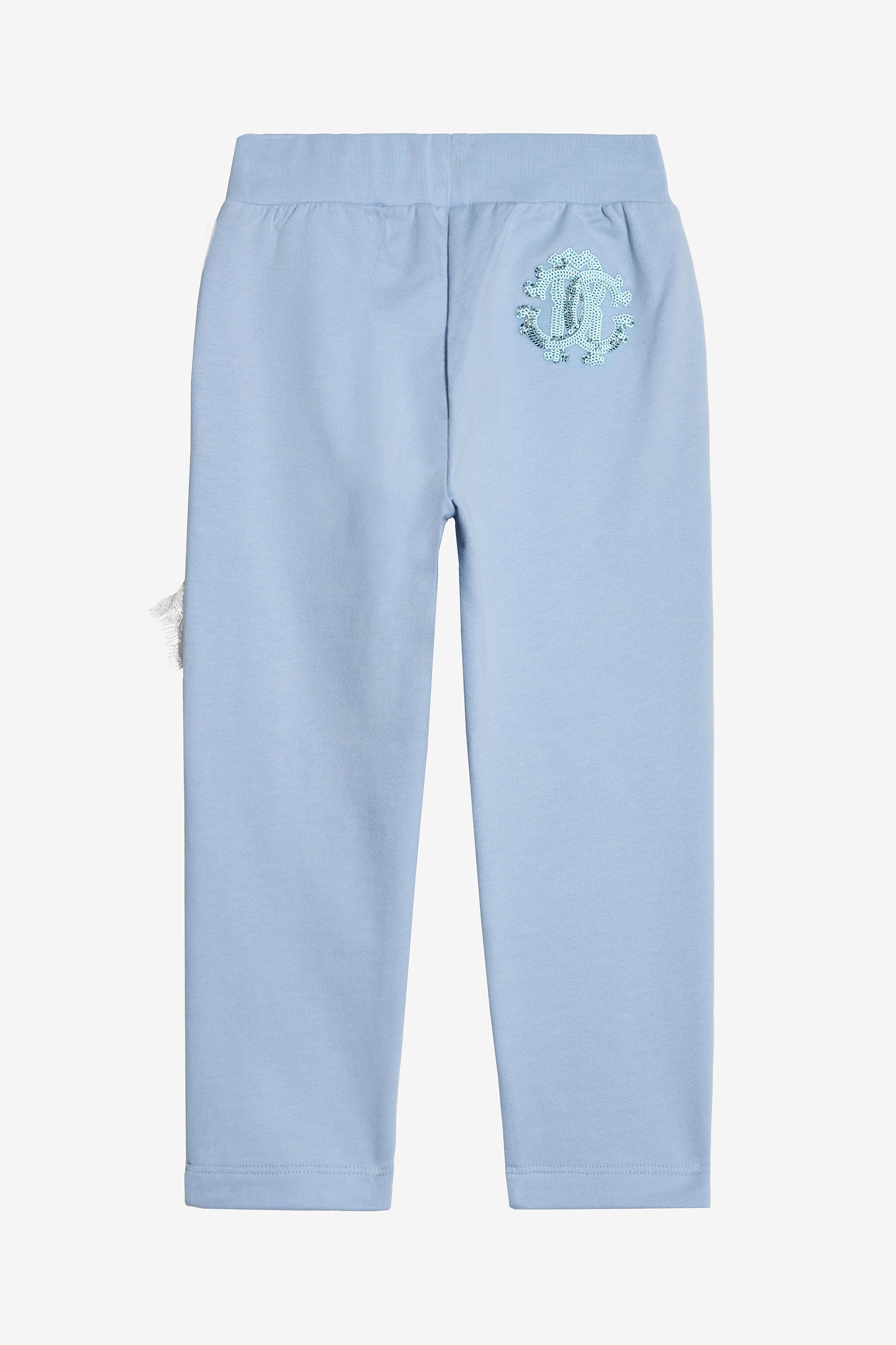 JU Sports Pants With Floral Lace JU Sports Pants With Floral Lace LIGHT BLUE UJT23K-CF050