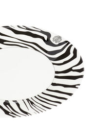 HO Set of 6 Zebra Flat Plates HO Set of 6 Zebra Flat Plates Black/White IALBAA-CCR02