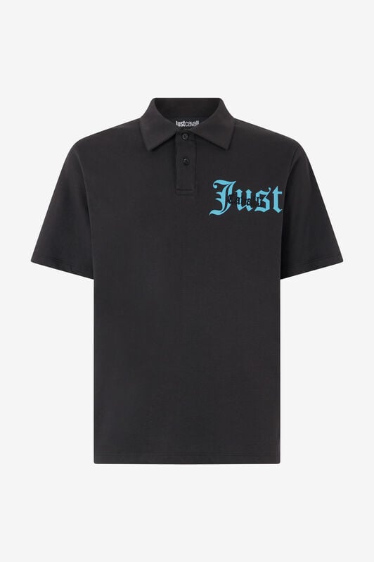 JC Polo-Shirt With Lettering JC Polo-Shirt With Lettering Black UFT022-UF042