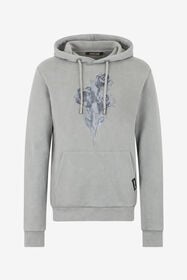 RC Sudadera Gris con Rosas Estampadas GREY SOT66C-CF008