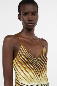 RC Long Silk Dress with Iside Print SAHARA WWT134-RYS34