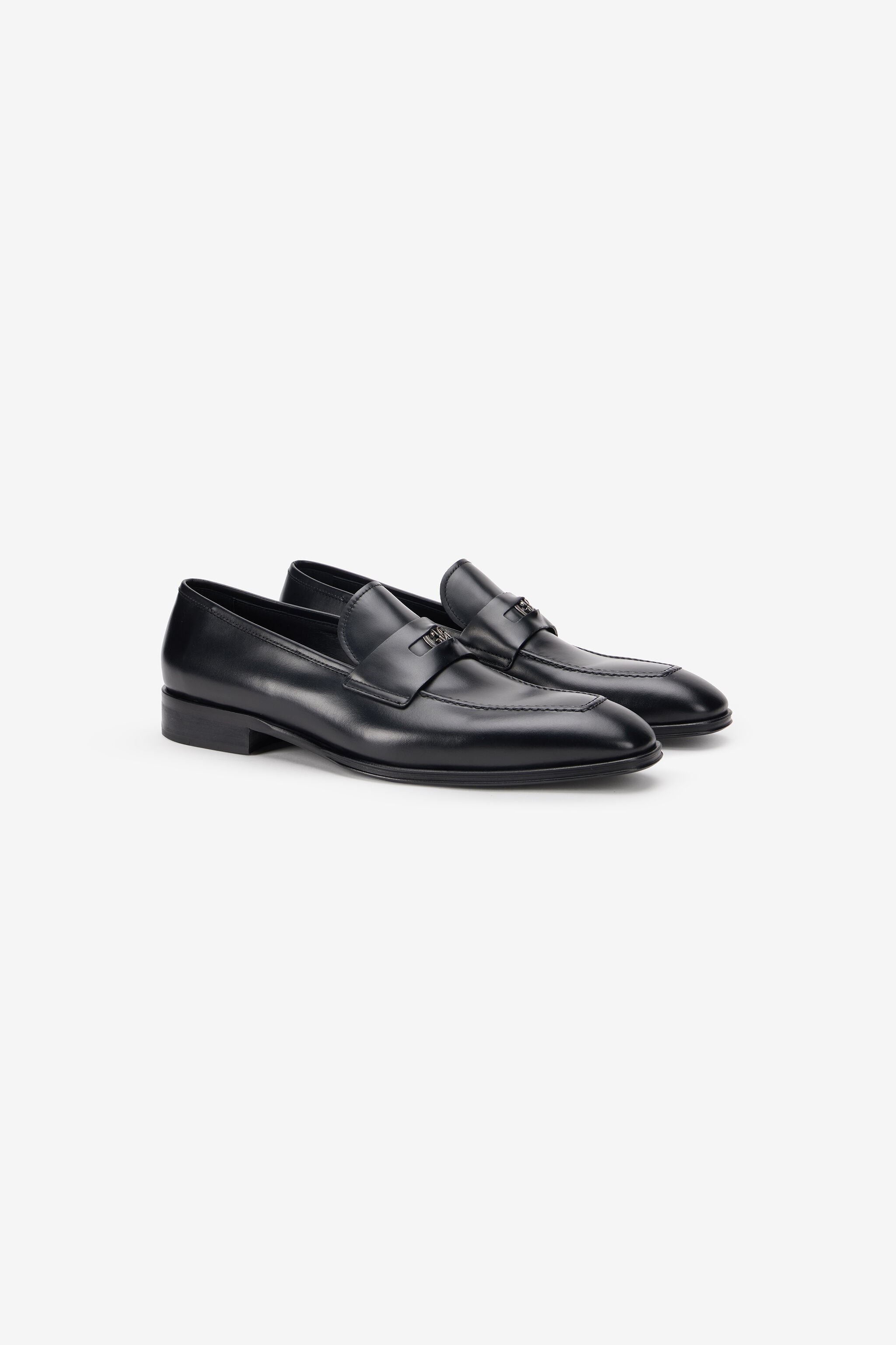 RC Loafer Shoes Black Metal Detail RC Loafer Shoes Black Metal Detail BLACK TOS00F-PZC15