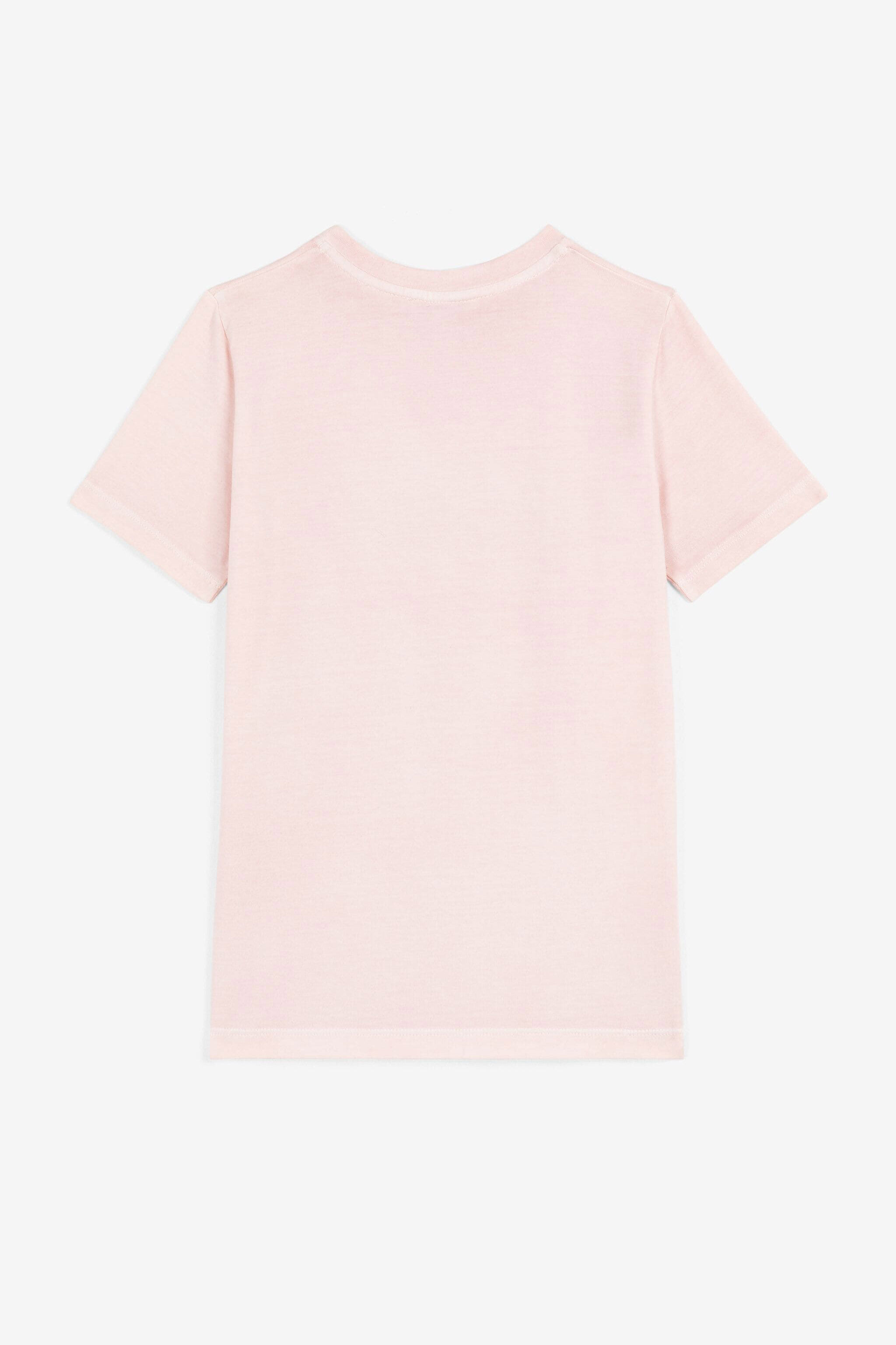 JU Pullover aus Baumwolle mit Logo und Slogan-Applikation JU Pullover aus Baumwolle mit Logo und Slogan-Applikation BLUSH OJT608-ISA2J