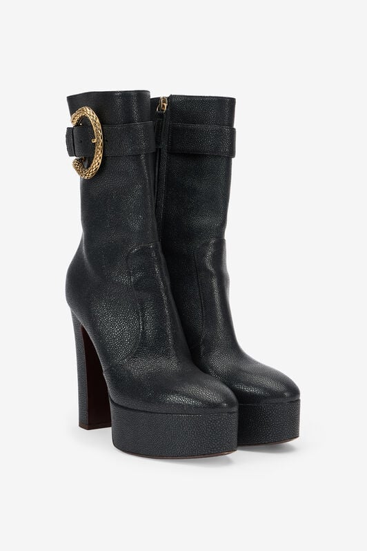 RC Black Platform Boots RC Black Platform Boots BLACK XQS003-PZI07