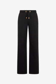 RC Pantaloni In Cotone Neri Con Monogram RC BLACK SOT20H-CF013