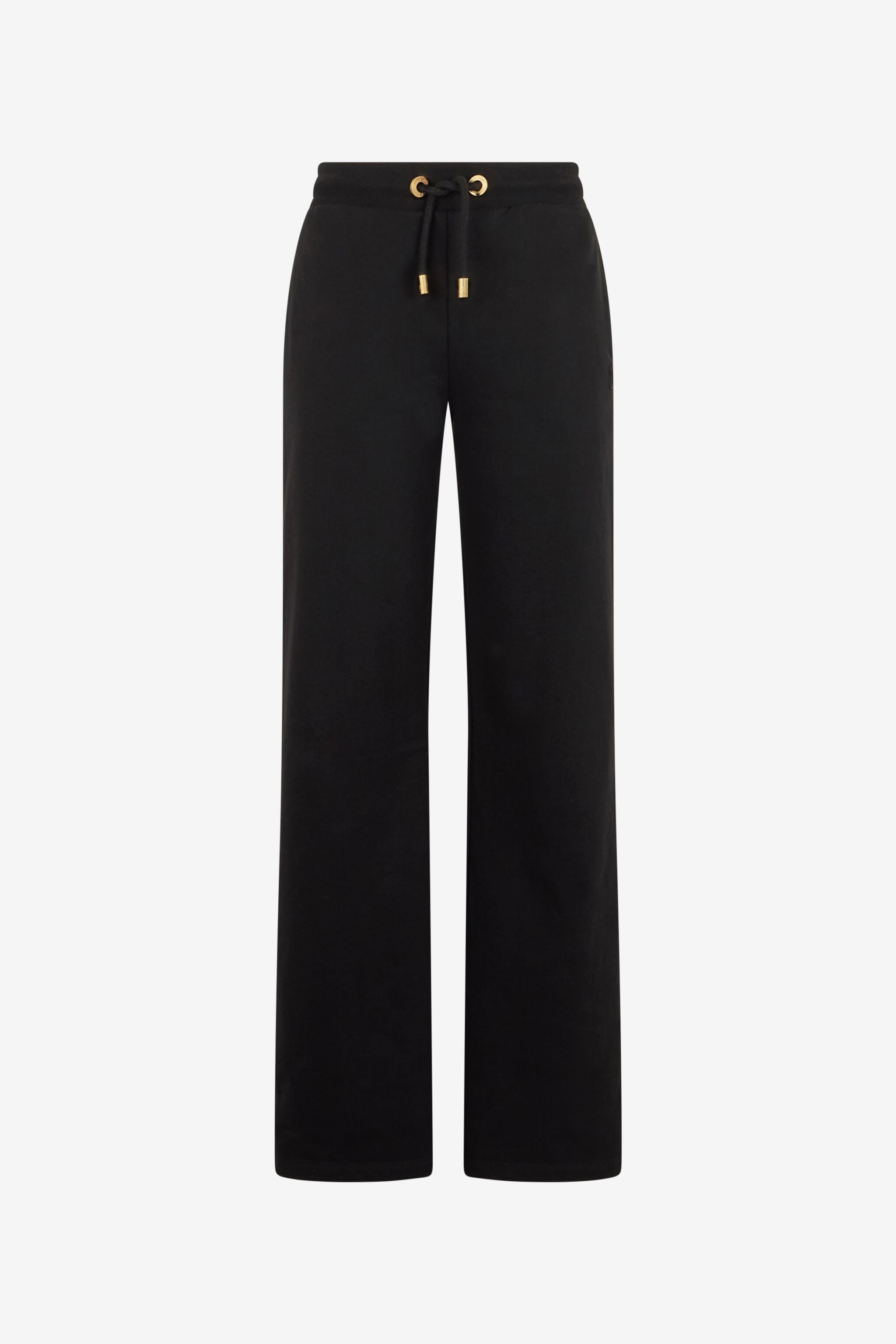 RC Pantaloni In Cotone Neri Con Monogram RC BLACK SOT20H-CF013