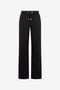 RC Pantalon En Coton Noir Avec Monogram RC RC Pantalon En Coton Noir Avec Monogram RC BLACK SOT20H-CF013