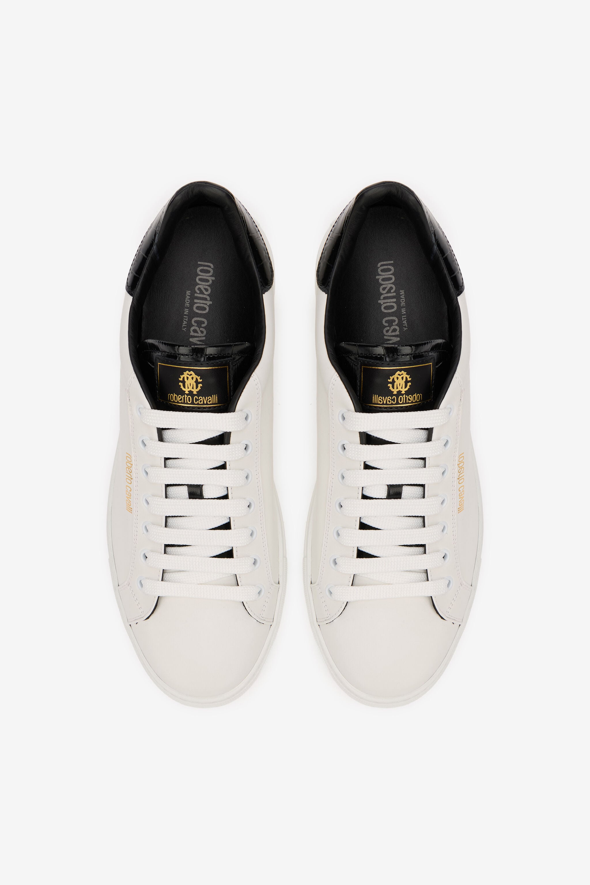 RC White Low Top Sneakers WHITE/BLACK SOS00A-PZ598