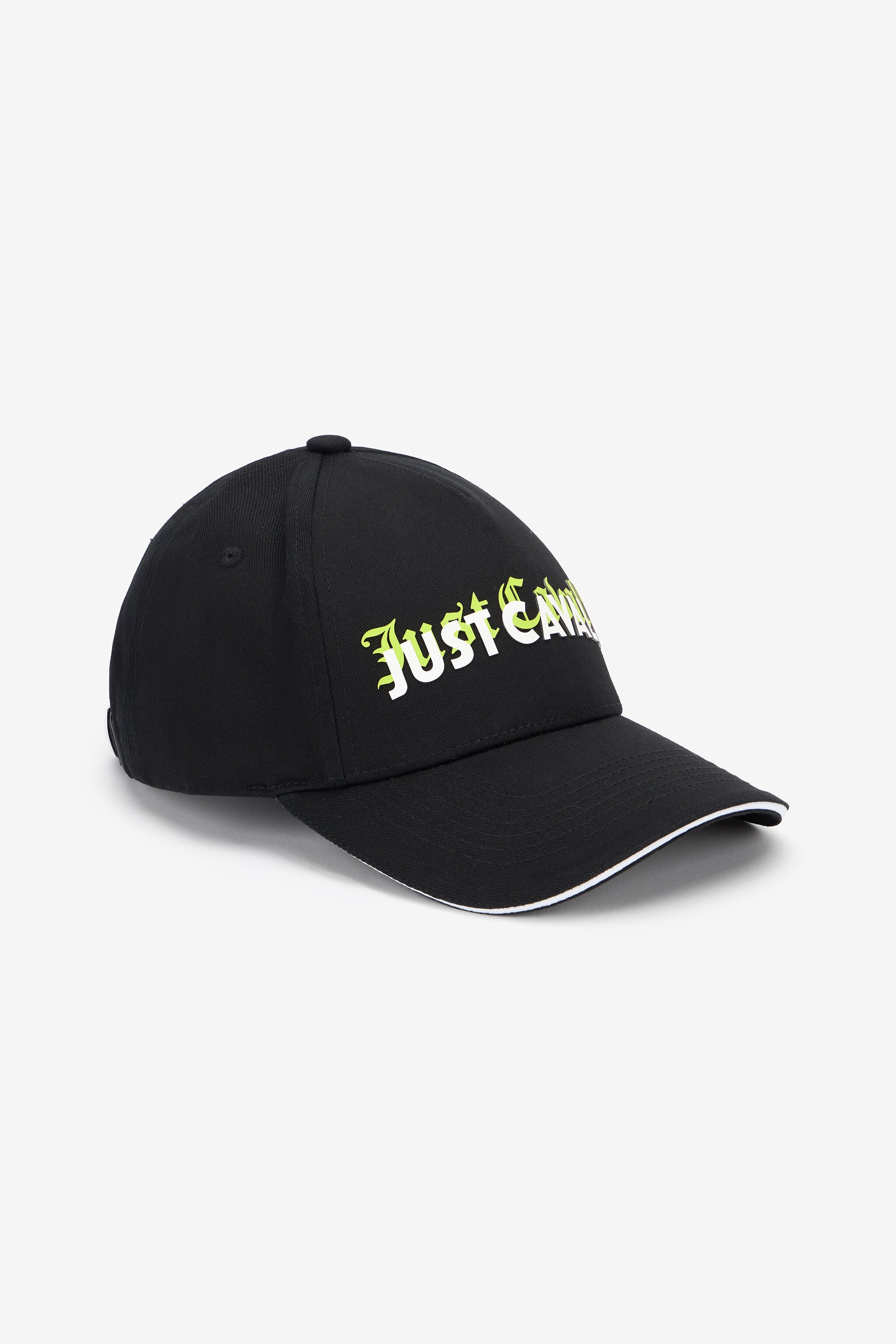 JC Black Cotton Baseball Cap With Logo JC Black Cotton Baseball Cap With Logo BLACK UFA001-UF275