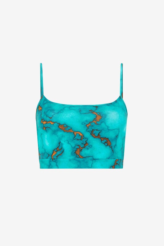 RC Crop-Top mit Marmorprint RC Crop-Top mit Marmorprint Hellblau RKT602-LNH62