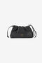 RC Borsa a spalla nera con coulisse e monogramma RC RC Borsa a spalla nera con coulisse e monogramma RC BLACK TOB00D-PN001