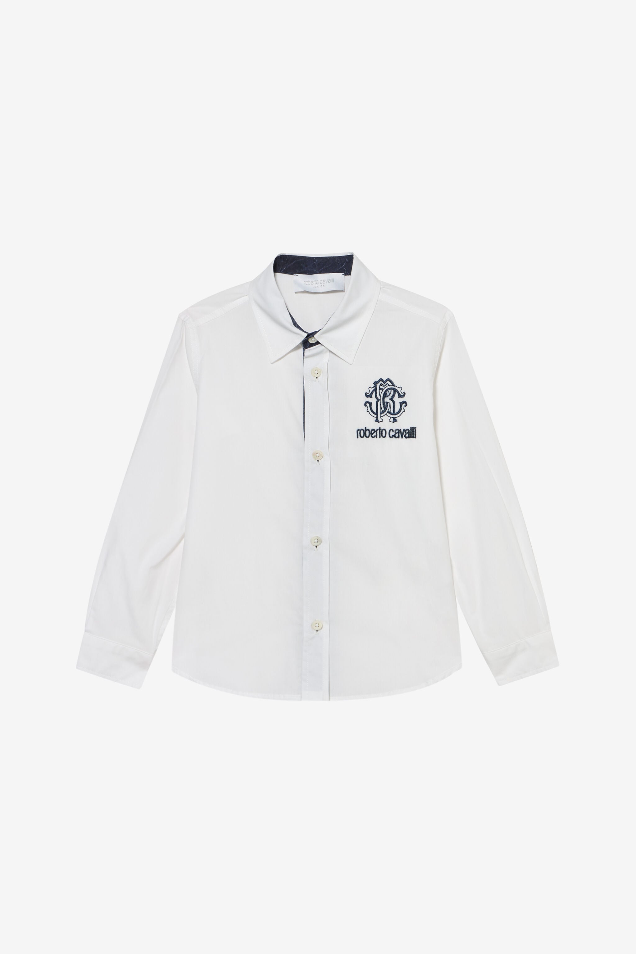 JU Camicia bianca con logo ricamato JU Camicia bianca con logo ricamato OPTICAL WHITE XJT70N-FN002