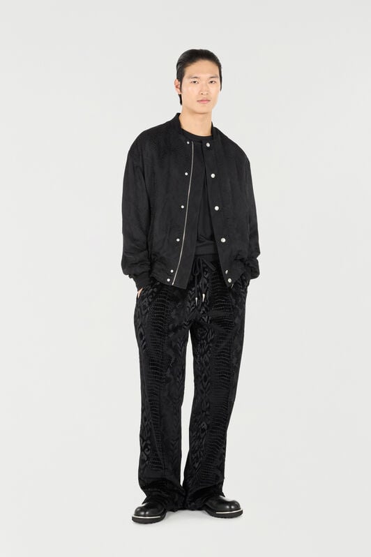 RC Python-Effect Bomber Jacket RC Python-Effect Bomber Jacket Black URT465-DJ109