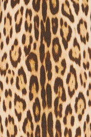 JU Sport Pants With Jaguar Skin Print Light Brown UJT23L-5OO52