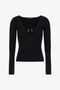 RC Long sleeve knit with Fang RC Long sleeve knit with Fang Black TKM610-MI009
