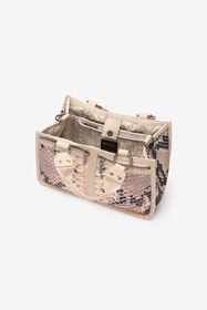 RC Sac Milano À Imprimé Marron clair ULL008-IL020