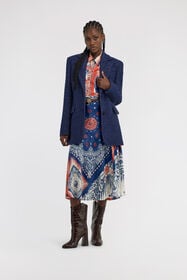 RC Double button Blazer Azul oscuro TKT405-GA029