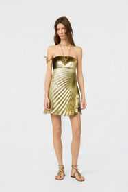 RC Gold Mini Dress GOLD WWT101-GU002