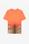 RC Leopard-print ombré T-Shirt RC Leopard-print ombré T-Shirt Orange QKT61C-3PF53