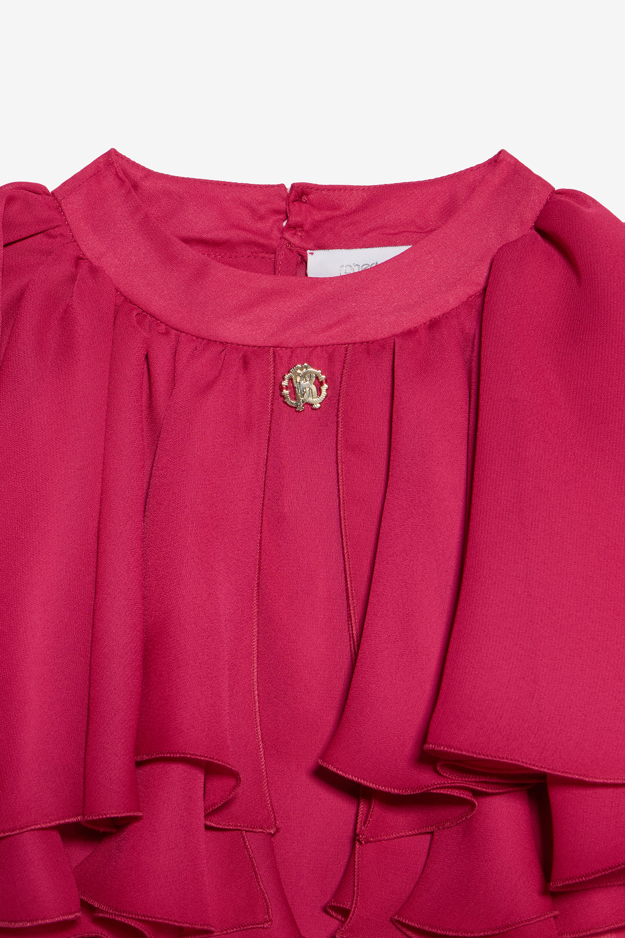 JU Fuchsia Shirt With Ruffles JU Fuchsia Shirt With Ruffles FUXIA BOUGANVILLE VJT70E-GG002