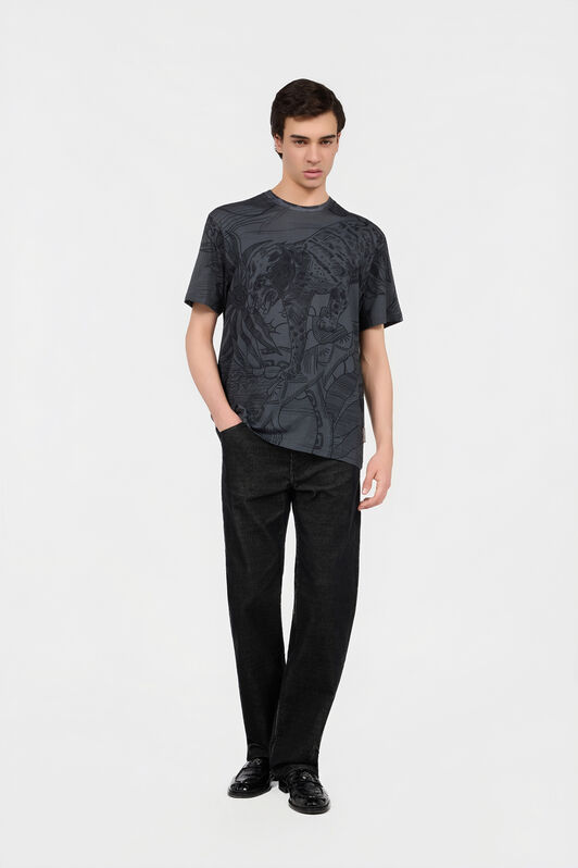 JC T-shirt con Motivo Wild Ones JC T-shirt con Motivo Wild Ones 833 LONTRA + 899 BLA UFT047-UF067