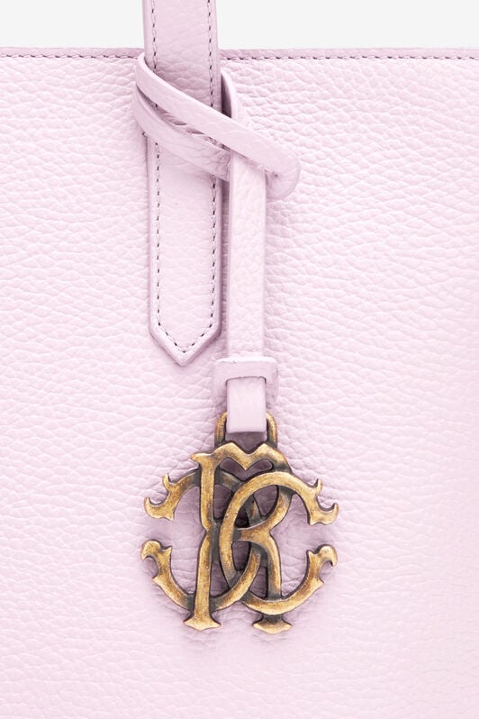 RC Medium leather shopper with RC charm RC Medium leather shopper with RC charm Pink OOB00E-PZA12