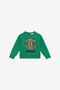 JU Sweat-shirt avec logo brodé JU Sweat-shirt avec logo brodé GREEN VJT693-CF050