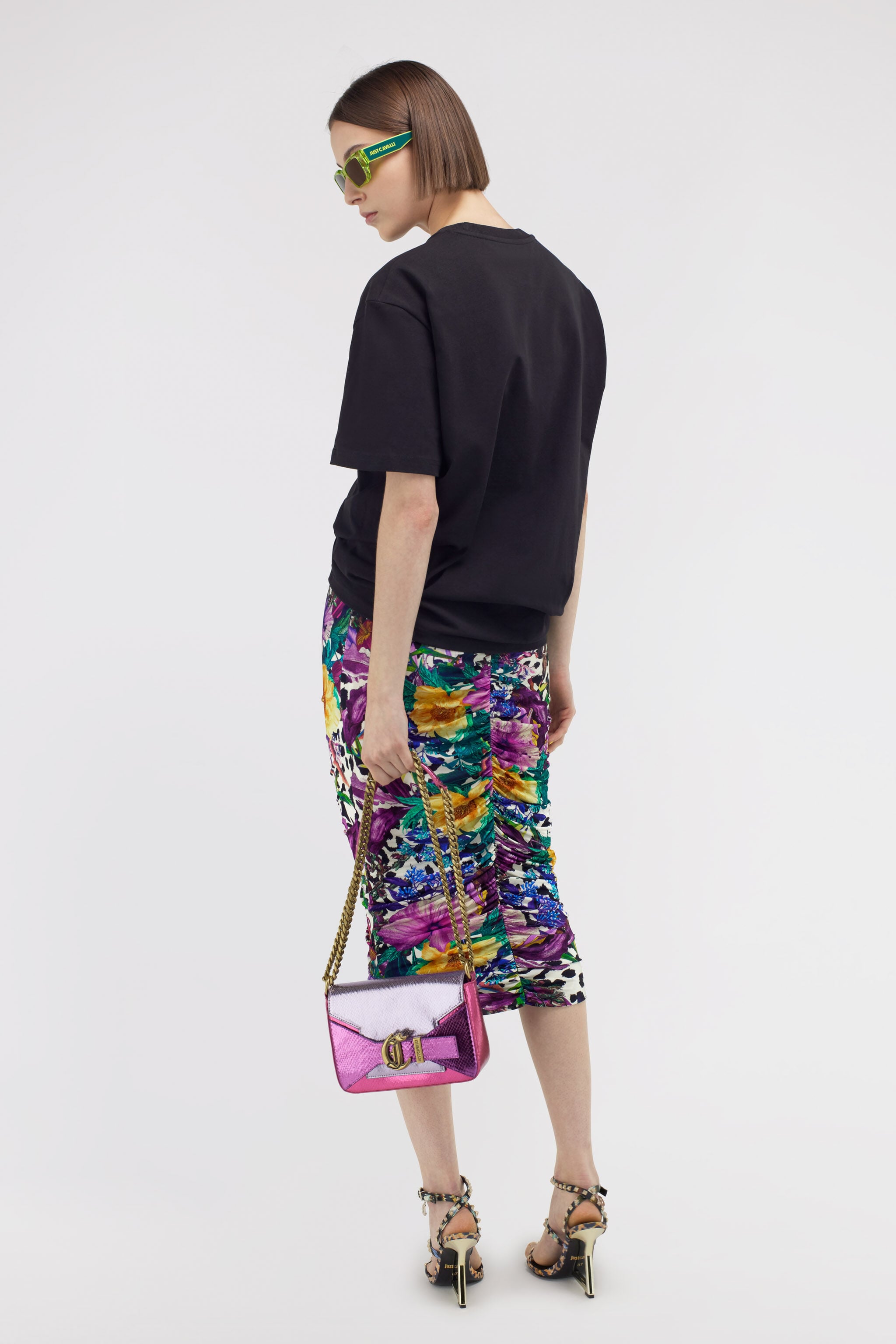 JC Just Cavalli skirt JC Just Cavalli skirt Grün/Lila SFT039-SF878