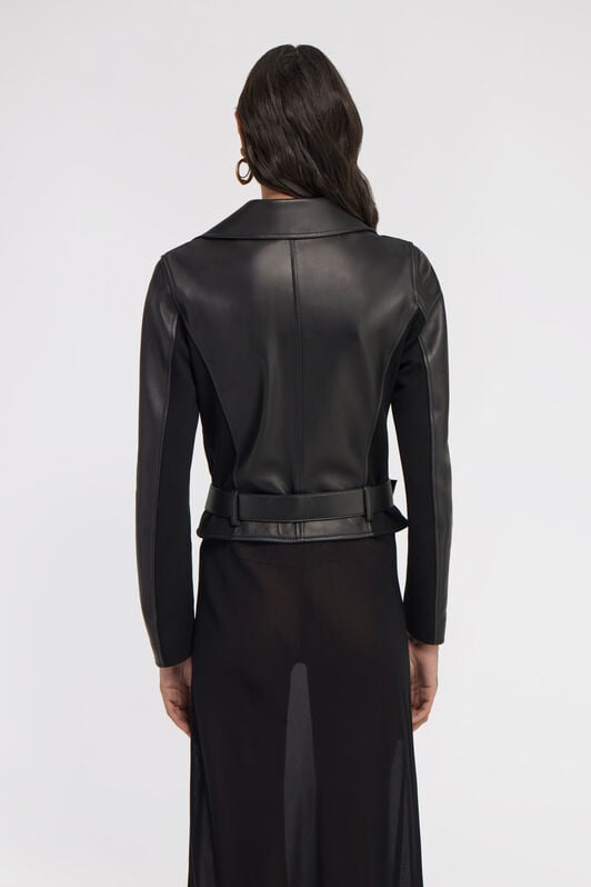 RC Leather biker Jacket RC Leather biker Jacket Negro TKP800-PN001