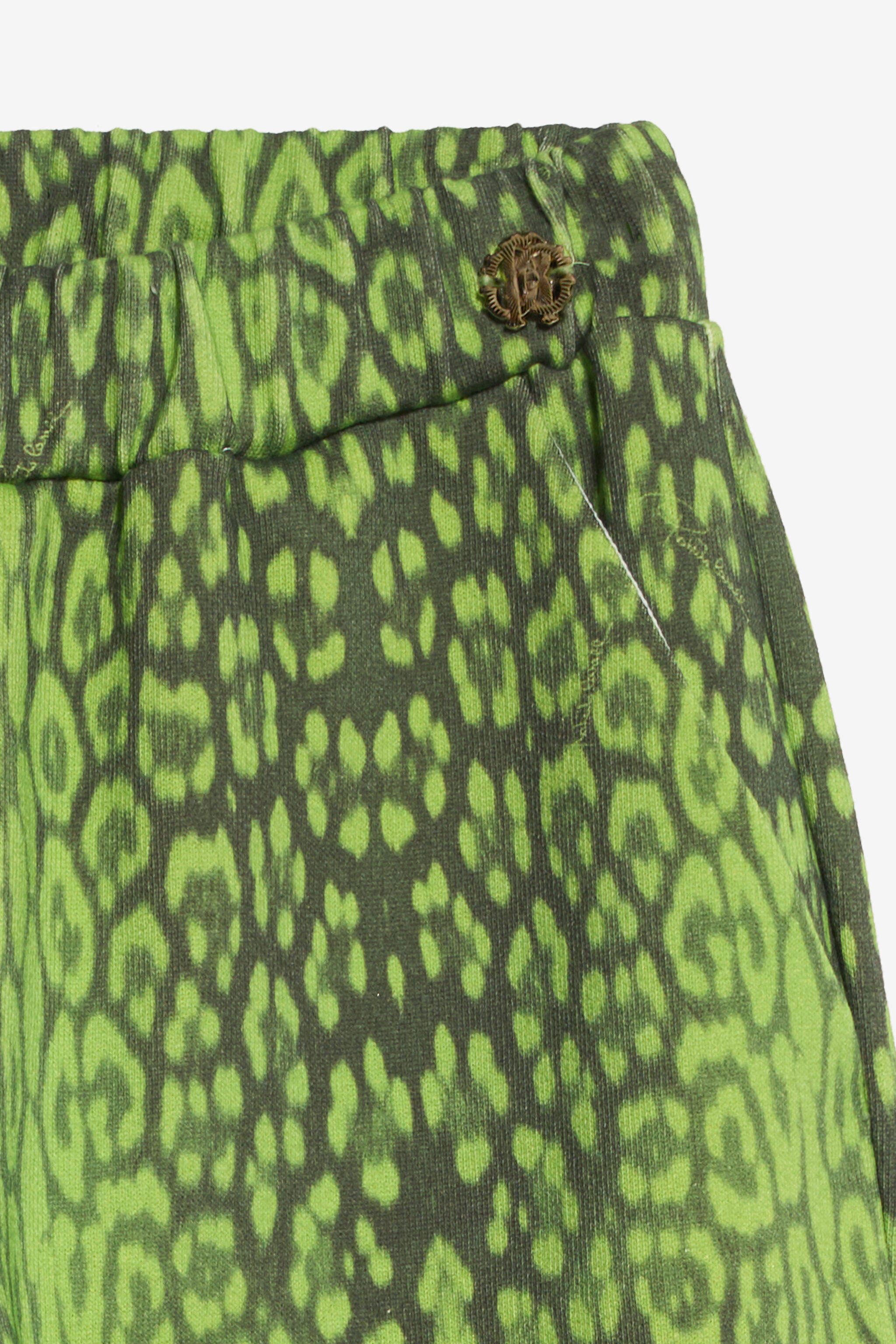 JU Grüne Hose mit Jaguar-Print GREEN XJT21Q-FXS71