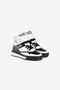 RC Crystal-Embellished Panther Head Hi-Top Sneakers White/Black PQS003-PZ590