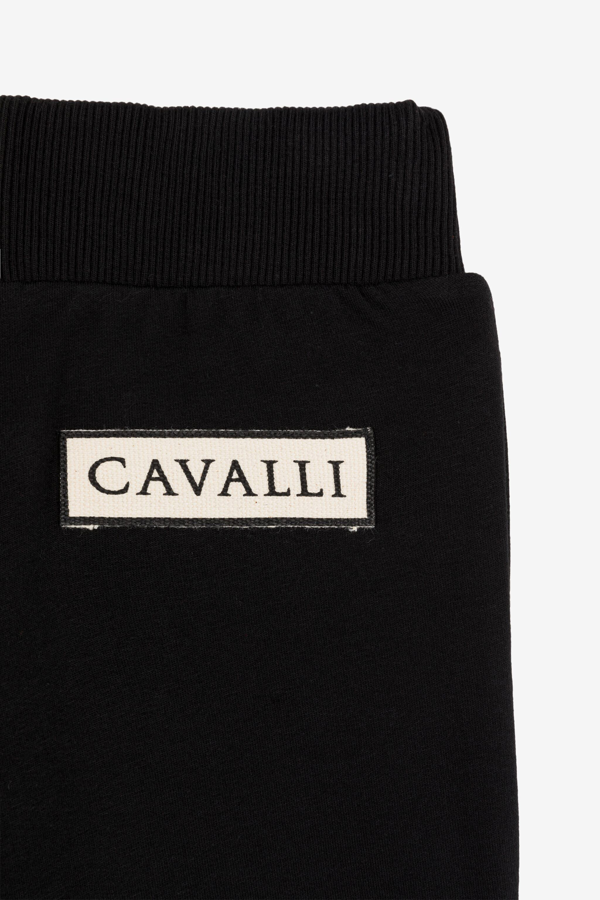 JU Logo-Appliqué Sweatpants JU Logo-Appliqué Sweatpants Black PJT230-CF050