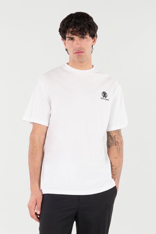RC T-Shirt With RC Monogram And Logo Embroidery White POT60A-JD060