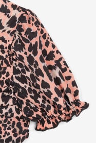 JU Leopard-Print Dress Pink OJT128-RJ010