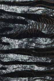 RC Robe À Motif Zèbre Et Tiger Skin Noir/Blanc UKT148-CPN50
