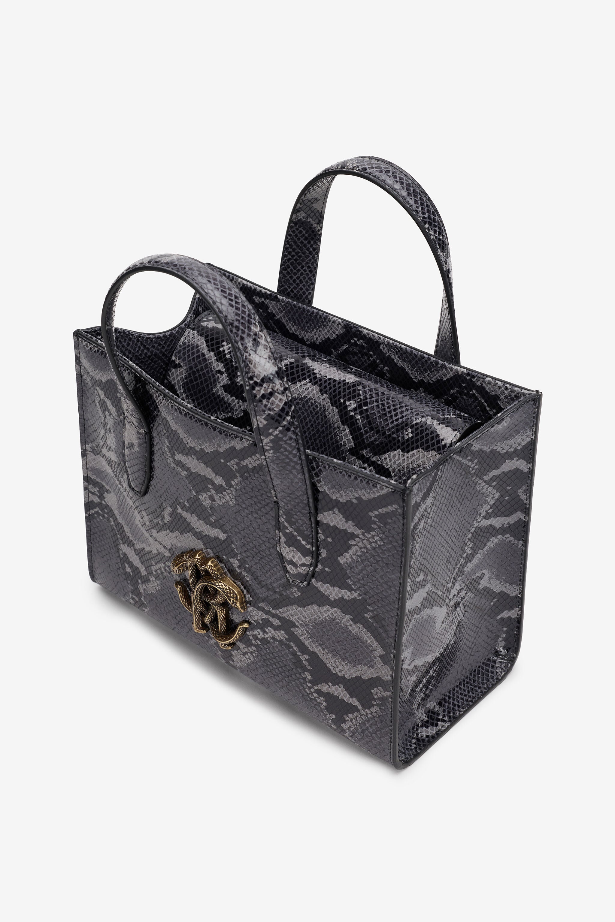 RC Snake Print Shopping Bag RC Snake Print Shopping Bag ASPHALT ROB00F-PZ03S