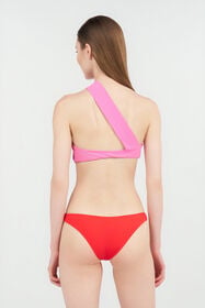RC Asymmetrical One-Piece Swimsuit with Jewel Detail PINK/RED WQW004-LL030