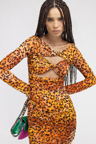 JC Just Cavalli dress Orange SFT128-SF973