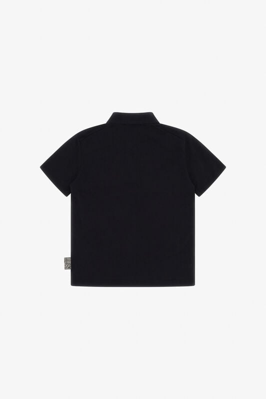 JU Wild Spirit Polo Shirt JU Wild Spirit Polo Shirt Black TJT61D-JD001