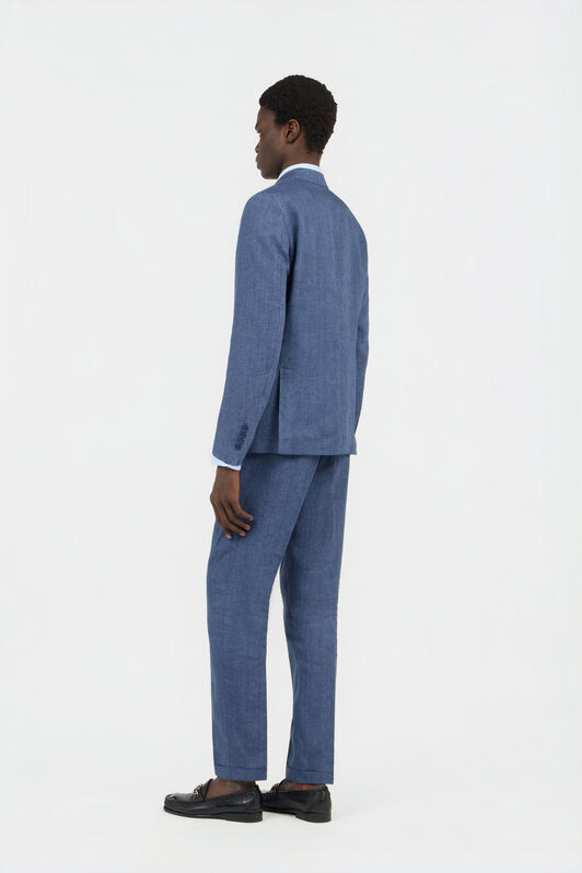 RC Blue Tailored Linen Suit RC Blue Tailored Linen Suit LIGHT BLUE QOT40P-1NO01
