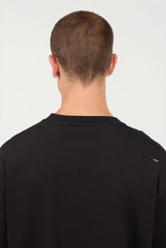 JC Black T-Shirt With Embroidered Logo BLACK UFM003-UF098