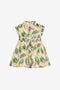JU Robe En Broderie Anglaise À Imprimé Feuilles Et Fleurs JU Robe En Broderie Anglaise À Imprimé Feuilles Et Fleurs Vert clair UJT110-ELO38