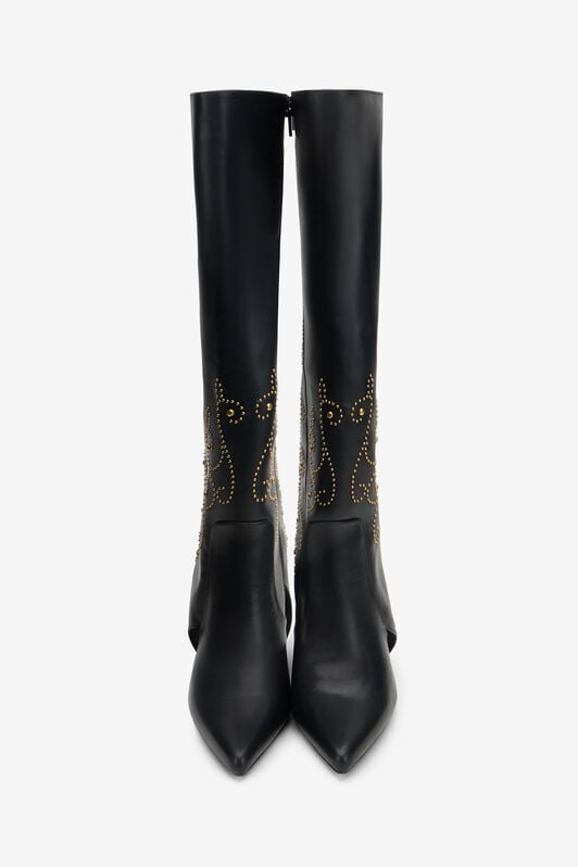 JC Black Studded Boots JC Black Studded Boots BLACK VFS092-VF620