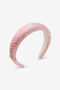 JU Headband With RC Monogram And Crystals JU Headband With RC Monogram And Crystals PINK UJI00C-2NO37