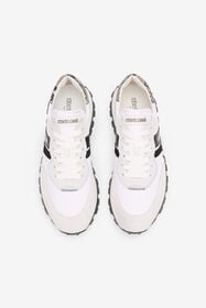 RC Baskets Blanches Avec Logo RC WHITE/BLACK/ROCCIA SOS00H-PZA81