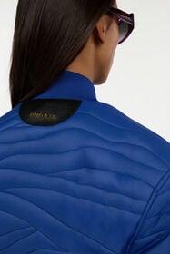 JC Blue Quilted Bomber Jacket MAZARINE BLUE VFT313-VF463