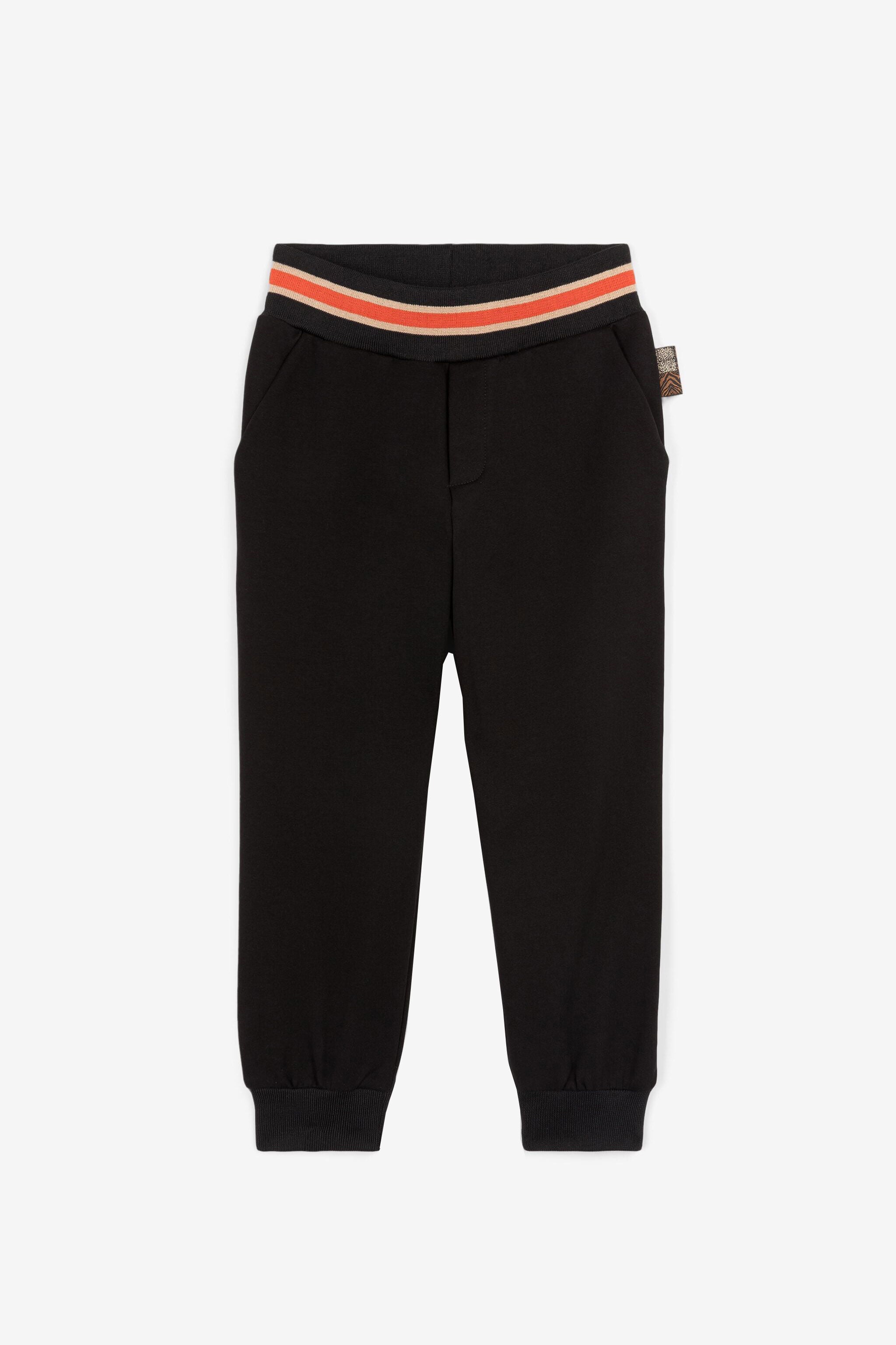 JU Slogan-Appliqué Sweatpants JU Slogan-Appliqué Sweatpants Black OJT251-ISA2J
