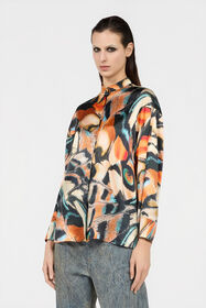 RC Butterfly Print Shirt BLACK/MULTICOLOR XQT700-RYT28